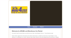 Desktop Screenshot of more4less-aruba.com