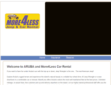 Tablet Screenshot of more4less-aruba.com